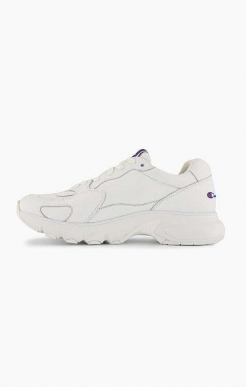 Zapatillas Champion CWA Cuero Trainers Blancas | 0253-IXKNP