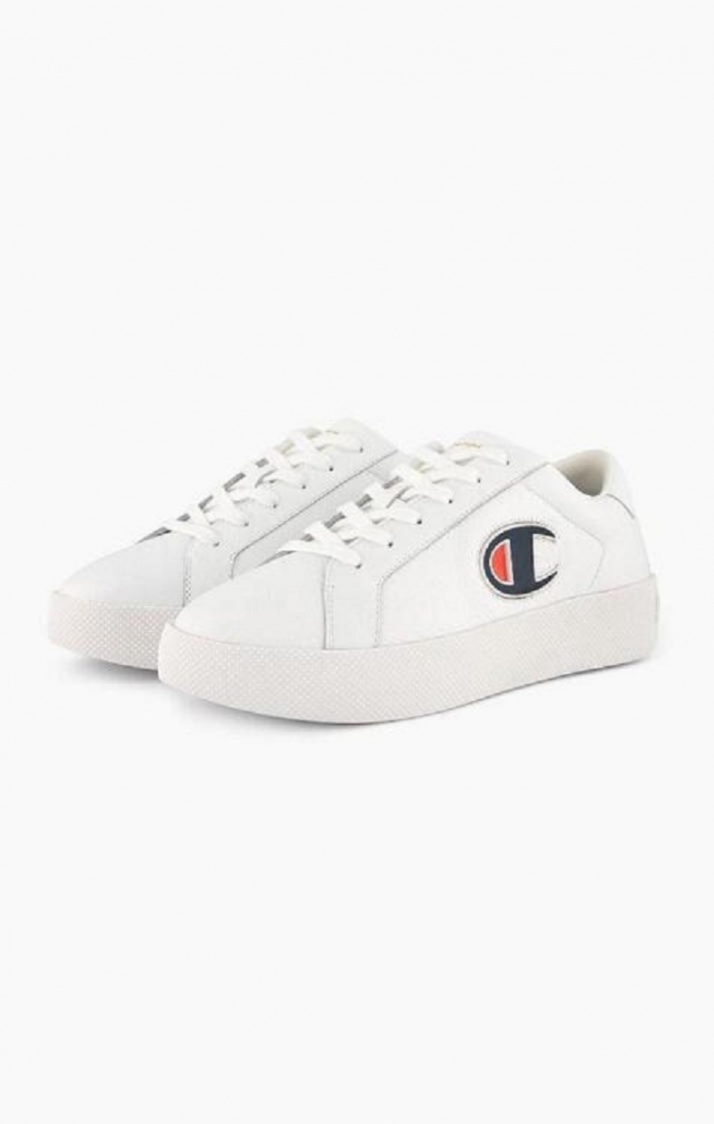 Zapatillas Champion ERA Cuero Trainers Blancas | 2457-GBLJF