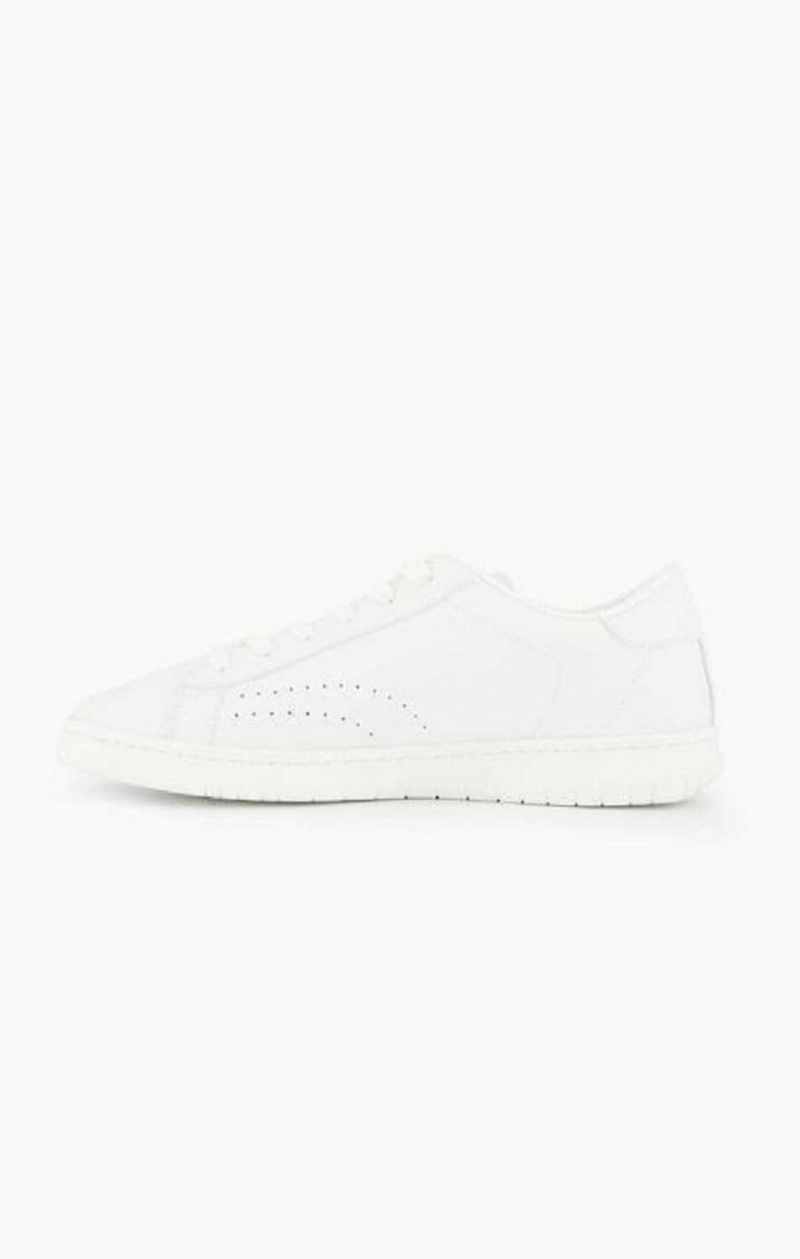 Zapatillas Champion Embroidered Logo Cuero Trainers Blancas | 1085-USOZT