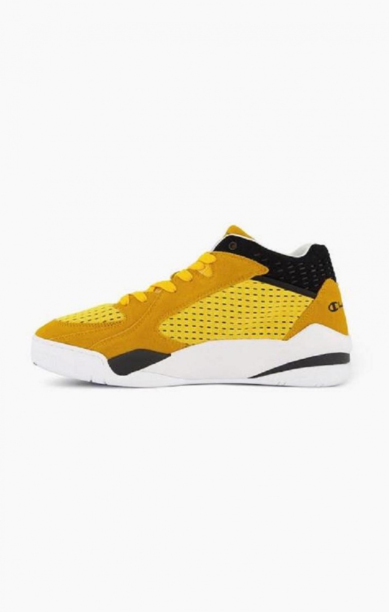 Zapatillas Champion Gamuza and Mesh Zone Mid Trainers Doradas | 8196-FSNTL