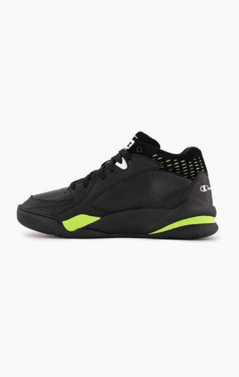 Zapatillas Champion Zone Mid 90's Trainers Negras | 8165-ANYJL