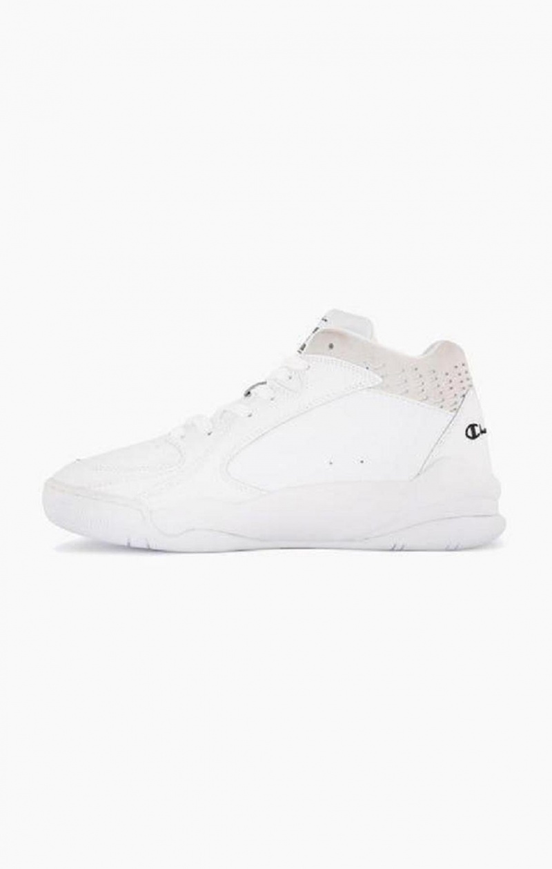 Zapatillas Champion Zone Mid Trainers Blancas | 6489-ZTHGL