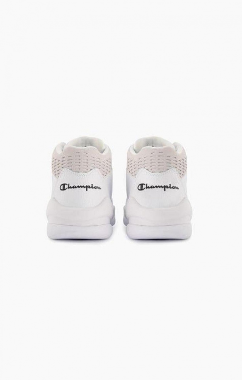 Zapatillas Champion Zone Mid Trainers Blancas | 6489-ZTHGL