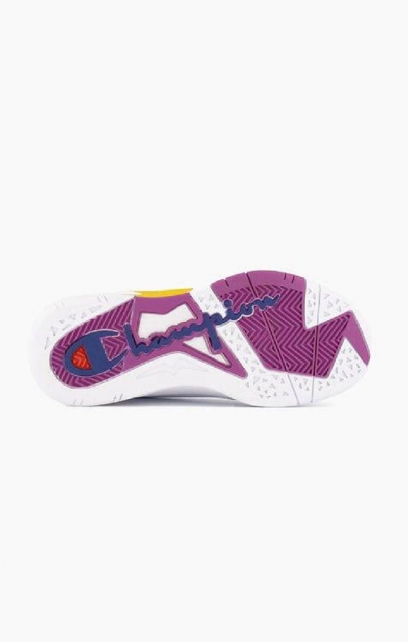 Zapatillas Champion Zone Mid Trainers Blancas | 4913-IBACT