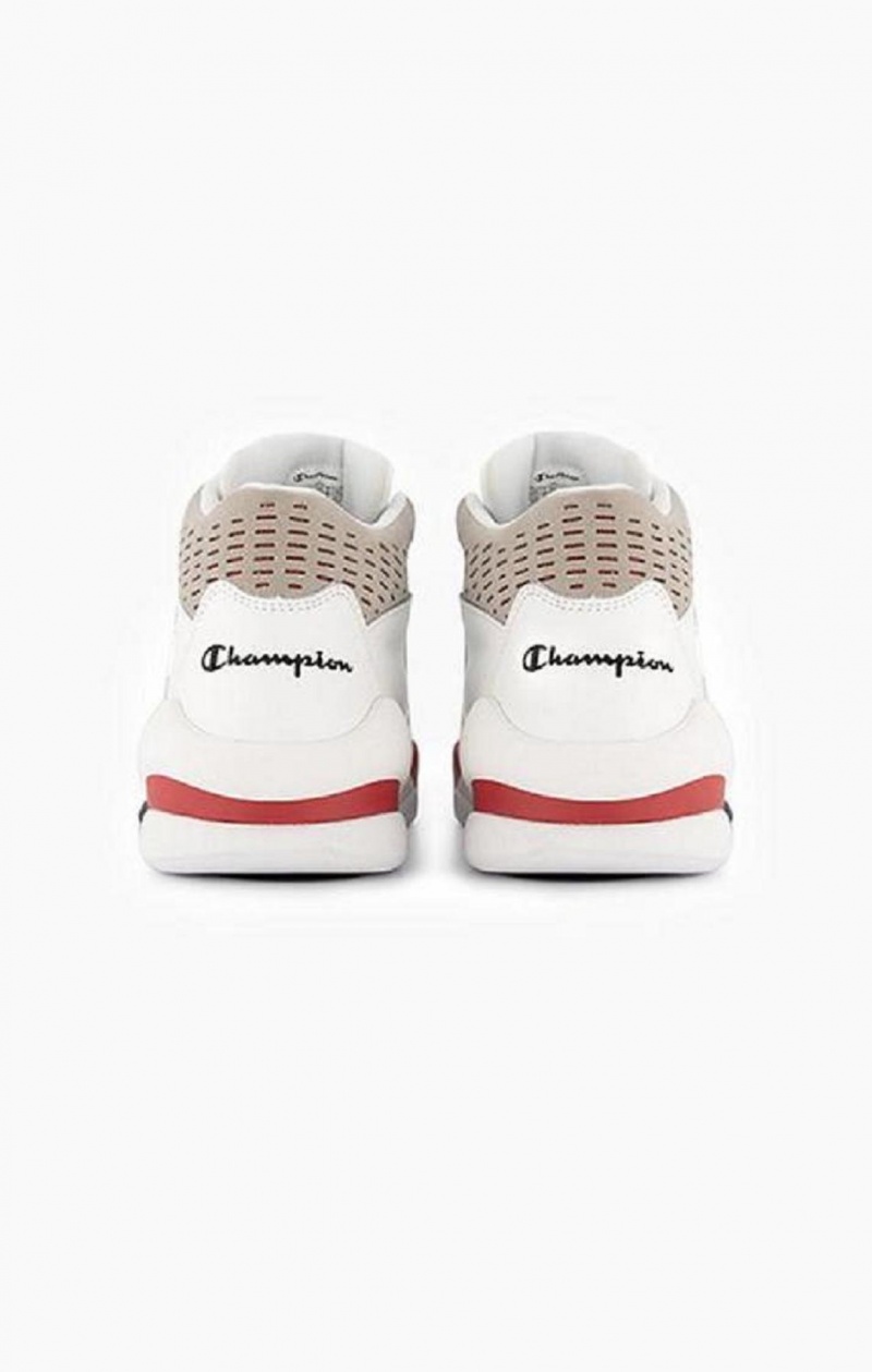 Zapatillas Champion Zone Mid - Century Edition Trainers Blancas | 4781-YNJKS